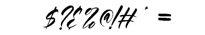Bumpher Regular Font OTHER CHARS