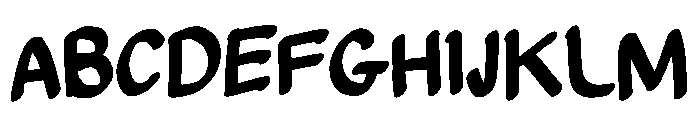 Bumpy Bear Font UPPERCASE