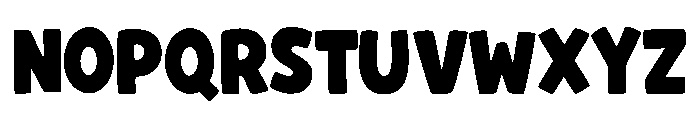 Bumpy Jam Font UPPERCASE