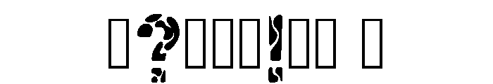 Bun Regular Font OTHER CHARS