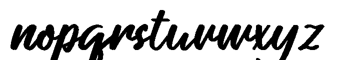 Bunga Cempaka Font LOWERCASE