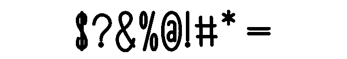 Bunga Panalisa Font OTHER CHARS