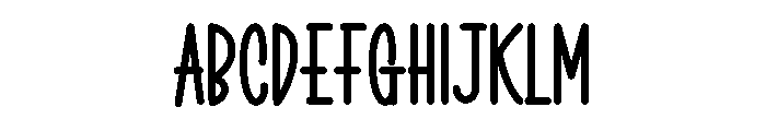 Bunga Panalisa Font UPPERCASE