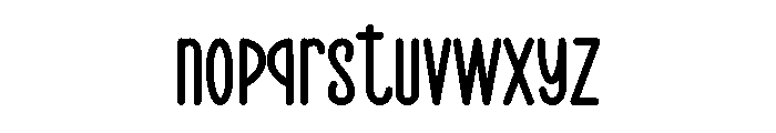 Bunga Panalisa Font LOWERCASE