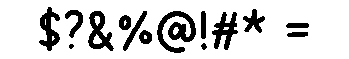 Bunga Spring Regular Font OTHER CHARS