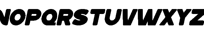 Bungahday Italic Font UPPERCASE