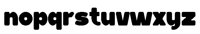 Bungahday Font LOWERCASE