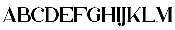 Bungalow Serif Font UPPERCASE