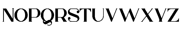 Bungalow Serif Font UPPERCASE