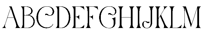 Bungs Font UPPERCASE