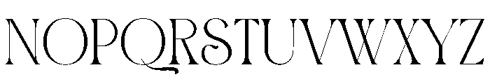 Bungs Font UPPERCASE