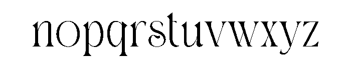 Bungs Font LOWERCASE