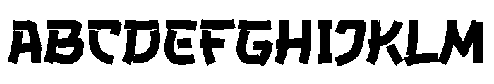 Bunkasai Solid Font UPPERCASE