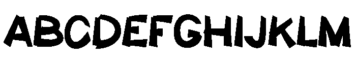 Bunkel Font UPPERCASE