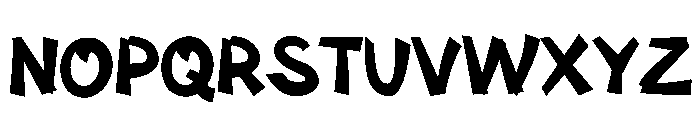 Bunkel Font UPPERCASE
