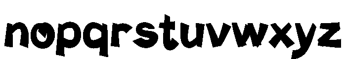 Bunkel Font LOWERCASE