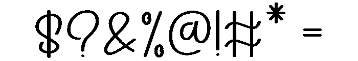 Bunny Adventure Font OTHER CHARS