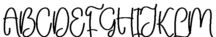 Bunny Adventure Font UPPERCASE
