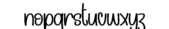 Bunny Adventure Font LOWERCASE