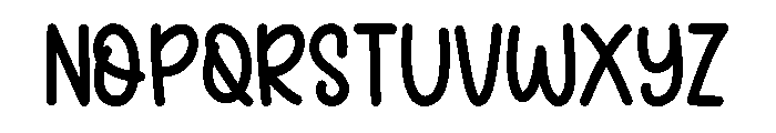 Bunny Bloom Regular Font UPPERCASE