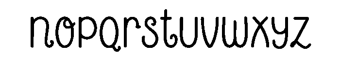 Bunny Bloom Font LOWERCASE
