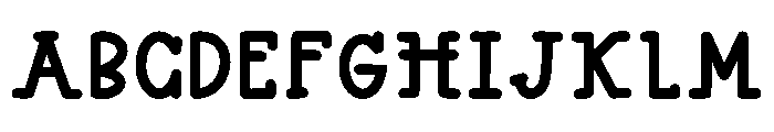 Bunny Blush Regular Font UPPERCASE