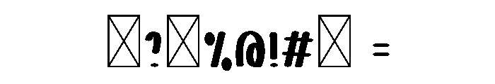 Bunny Charm Font OTHER CHARS