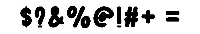 Bunny Chubby Font OTHER CHARS