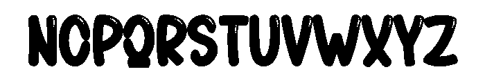 Bunny Chubby Font UPPERCASE