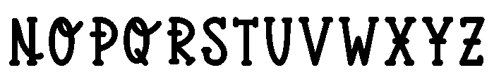 Bunny Floss Regular Font UPPERCASE