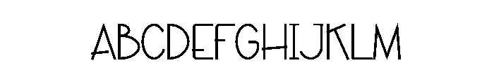 Bunny Flower Font UPPERCASE