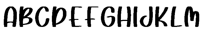 Bunny Glimpse Regular Font UPPERCASE