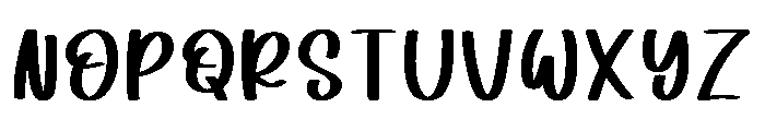 Bunny Glimpse Regular Font UPPERCASE