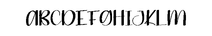 Bunny Handmade Font UPPERCASE