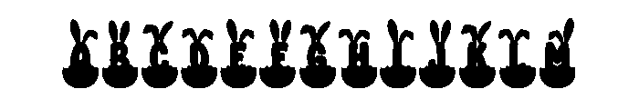Bunny Hatch Font UPPERCASE