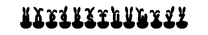 Bunny Hatch Font UPPERCASE