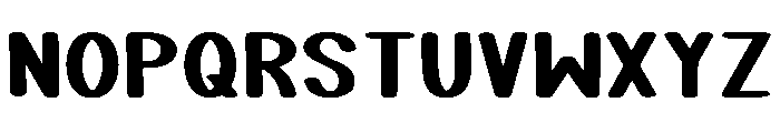 Bunny Mellow Regular Font UPPERCASE