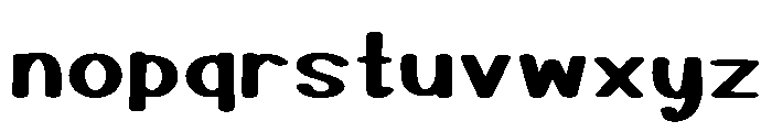 Bunny Mellow Regular Font LOWERCASE