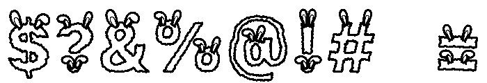 Bunny Pop Font OTHER CHARS