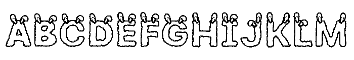 Bunny Pop Font UPPERCASE