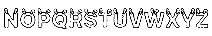 Bunny Pop Font UPPERCASE