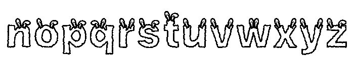 Bunny Pop Font LOWERCASE