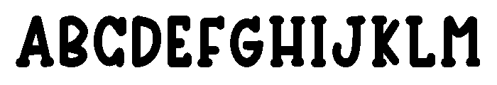 Bunny Scrib Regular Font UPPERCASE