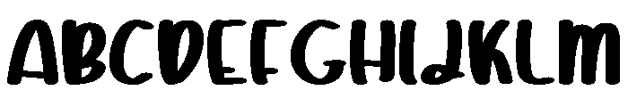 Bunny Script Regular Font UPPERCASE