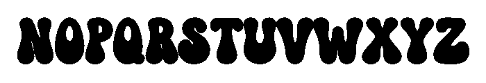 Bunny Stitch Solid Font UPPERCASE