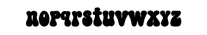 Bunny Stitch Solid Font LOWERCASE