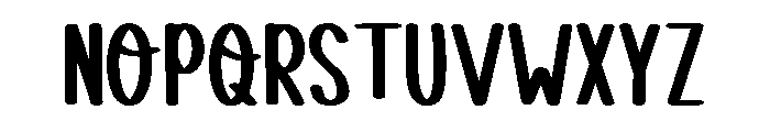 Bunny Trails Regular Font UPPERCASE