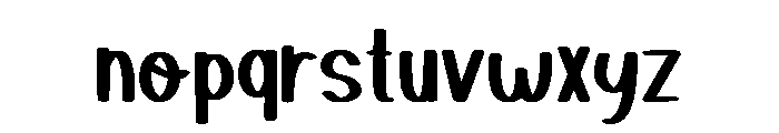 Bunny Trails Regular Font LOWERCASE