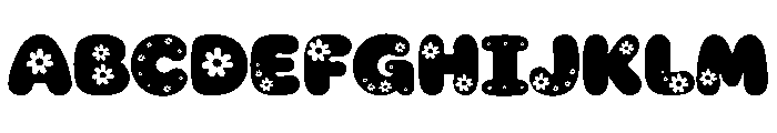 BunnyDaisy Font UPPERCASE