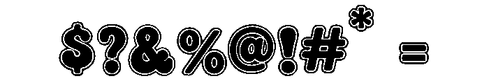 BunnyGroovyAutumn Font OTHER CHARS